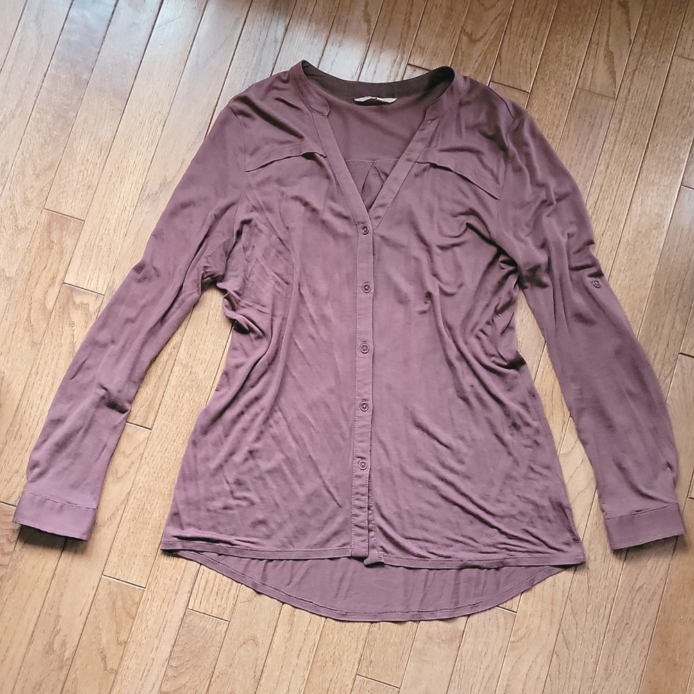 RW & Co Button-Up Blouse